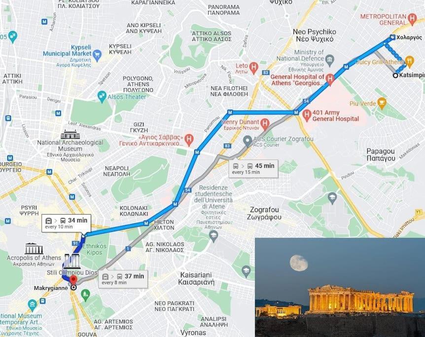 Athens Paradise Cozy 53 Sqm Apartament Near To Metro Esterno foto